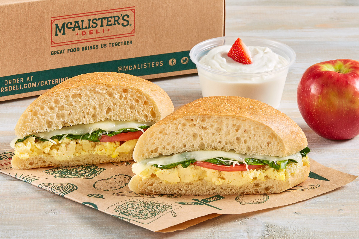 Configure Egg Florentine Sandwich McAlister's Deli